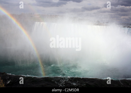 DOPPELTER Regenbogen in NIAGARA FALLS-Niagara-Kanada 31. Oktober 2010 Stockfoto