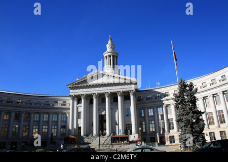 Stadt und COUNTY BUILDING DENVER USA 26. Dezember 2010 Stockfoto