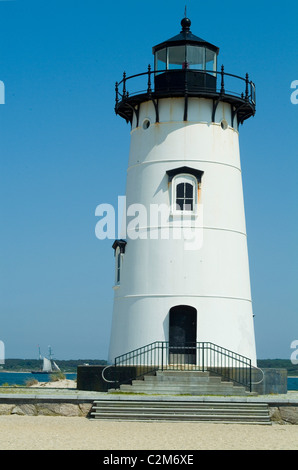 Osten Chop Leuchtturm, Oak Bluffs, Martha's Vineyard, Massachusetts, 1878. Stockfoto