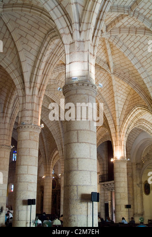 Innenraum der Basilika Menor, Santo Domingo - erbaut 1521-1540 Stockfoto