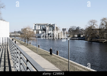 Berlin, Regierungsviertel, Regierungsviertel, deutsche Architektur Stockfoto