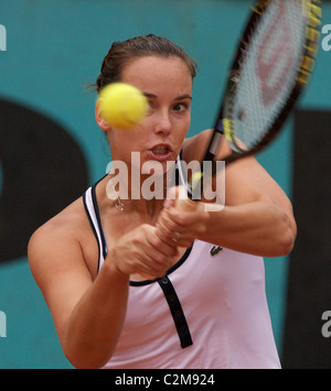 Jarmila Groth, Australien, in Aktion bei den French Open Tennisturnier in Roland Garros, Paris, Frankreich. Stockfoto