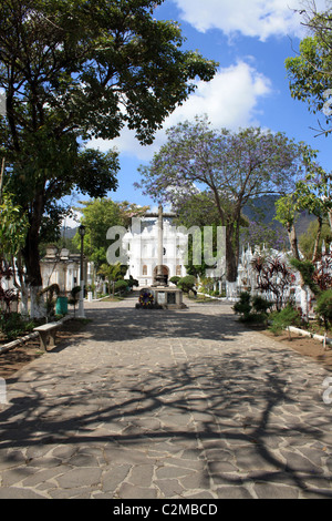 SAN LAZARO Friedhof ANTIGUA GUATEMALA 22. Februar 2011 Stockfoto