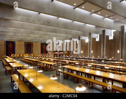 St. Catherines College der Universität Oxford (St. Catz)-Speisesaal. Stockfoto