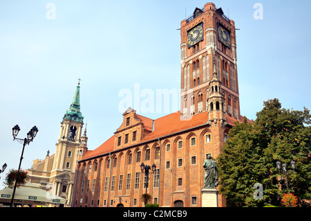 Rathausturm in Toruń Stockfoto