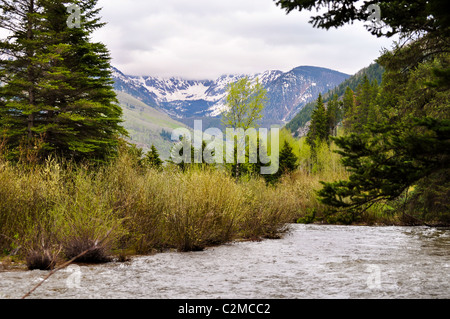 Gore Range, Vail Colorado Stockfoto