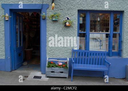 Shops, Schull, County Cork, Irland. Stockfoto