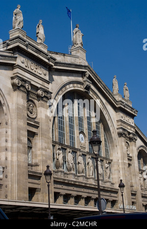 Bahnhof Gare du Nord, Paris. Stockfoto