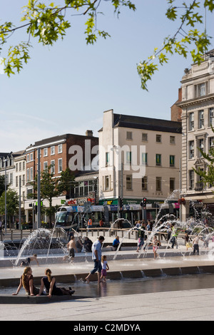 Altmarkt, Nottingham, England. RIBA Award preisgekrönte Sanierung. Stockfoto