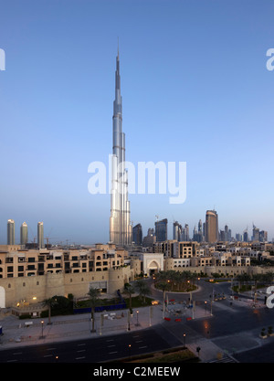 Burj Dubai, Sheikh Zayed Road, Dubai Stockfoto