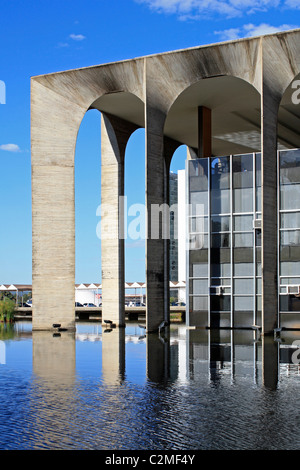 Itamaraty Palace, Brasilia. Stockfoto