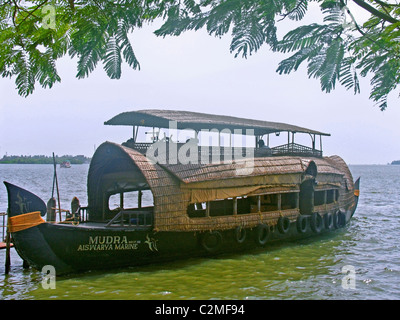 Hausboot von Alappuzha, Kerala, Indien Stockfoto