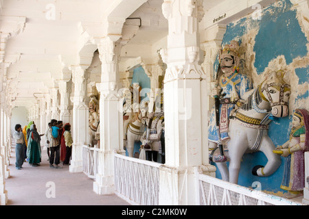 Mandore, die alte Hauptstadt der Rathore Könige von Jodhpur. Jodhpur wurde im Jahre 1459 von den Herrschern der Marwar gegründet. Stockfoto