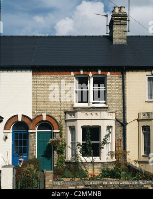 Viktorianischen Reihenhaus wohnen, Cambridge Stockfoto