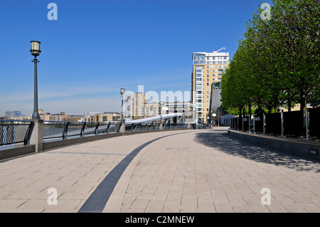 Estate Kanarische am Flussufer, Canary Wharf, London E14, Vereinigtes Königreich Stockfoto