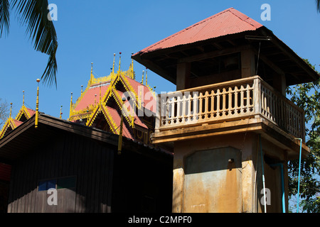 Burmesischen Stil Tempel Wat Sirong Muang, Lampang, Thailand Stockfoto