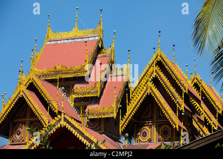 Burmesischen Stil Tempel Wat Sirong Muang, Lampang, Thailand Stockfoto