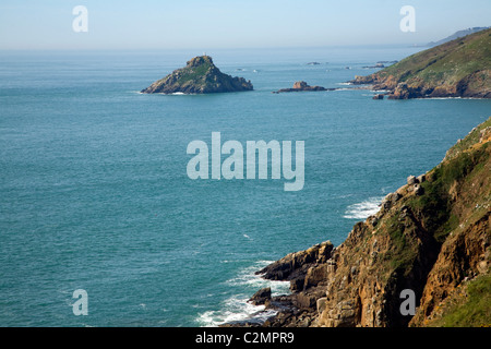 Grande Faunconniere Insel Herm Island Kanalinseln Stockfoto