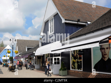 Maasmechelen Village, behauptete, der führende Designer Outlet shopping-Destination in Europa zu sein. Bicester. Oxfordshire, England. Stockfoto