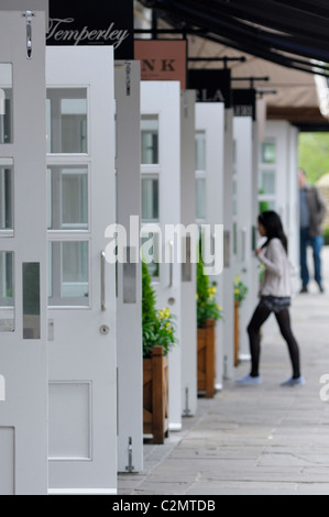 Bicester Village, führender Designer Outlet Einkaufszentrum. Bicester. Oxfordshire, England. Stockfoto