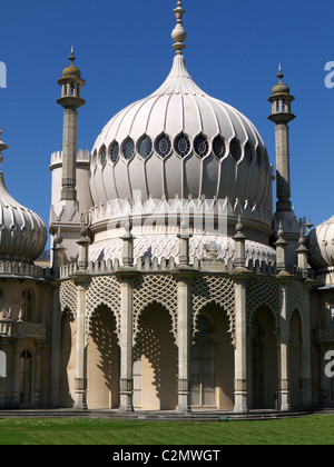 Close-up Vorderansicht des Royal Pavilion in Brighton East Sussex Stockfoto