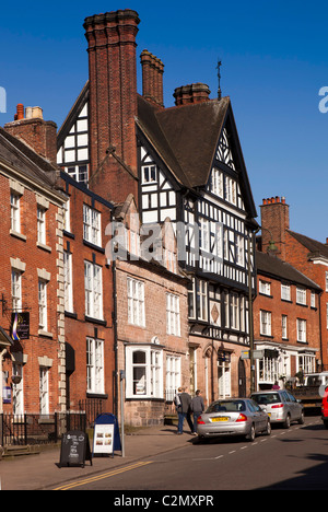 Großbritannien, England, Staffordshire, Lauch, Stadtzentrum, St. Edward Street, Les Hetres, 1883-Kunsthandwerk-Haus Stockfoto