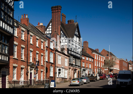 Großbritannien, England, Staffordshire, Lauch, Stadtzentrum, St. Edward Street Stockfoto