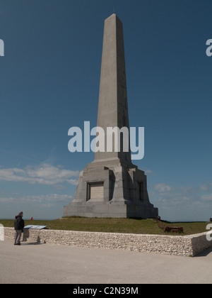 Denkmal für die Dover Patrol am Cap Blanc Nez, in der Nähe von Calais, Frankreich Stockfoto