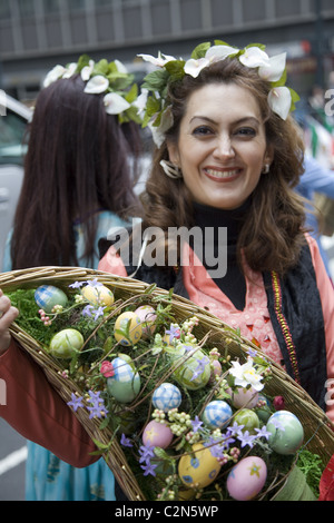 2011: persische Parade, Madison Avenue, New York City. Stockfoto