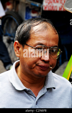 Gefühle und Ausdrücke, Alltag, Geschichte von Bangkok, Bangkok, thailand Stockfoto