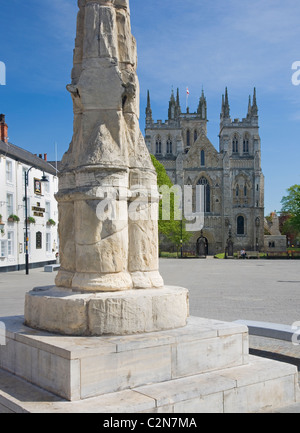 Selby Abbey eine mittelalterliche Klosterkirche und heutigen anglikanische Pfarrkirche von Selby North Yorkshire UK Stockfoto