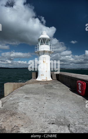 Brixham Hafen Leuchtturm. Devon UK Stockfoto