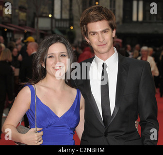 Andrew Garfield und Shannon Marie Woodward bei British Academy Television Awards (BAFTA) statt im London Palladium - Ankünfte Stockfoto