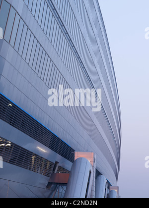 The Squaire, Frankfurt Flughafen, genannt ehemals Airrail Center, neues Einkaufszentrum Stockfoto