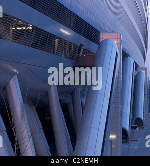 The Squaire, Frankfurt Flughafen, genannt ehemals Airrail Center, neues Einkaufszentrum Stockfoto