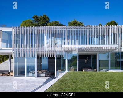 Modernes Einfamilienhaus, West Hollywood, Kalifornien Stockfoto