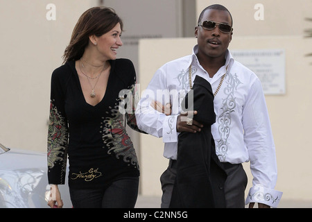 Rapper Won-G (aka Wondgy Bruny) unterwegs mit seiner Freundin in Beverly Hills, Los Angeles, Kalifornien - 09.04.08 Stockfoto