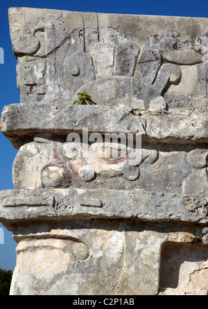 Ruinen von Tulum Tulum Quintana Roo Mexiko Stockfoto