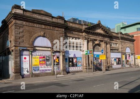 Smithfield Market Hall, Swan Street,Manchester.Now verlassener Gebäude war eine von mehreren in der Gegend ihr Fleisch, Obst, Gemüse. Stockfoto