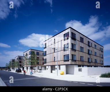 Villa West Cambridge, Cambridge. Nord Block Stockfoto