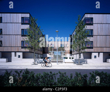 Villa West Cambridge, Cambridge. Nord Block. Stockfoto