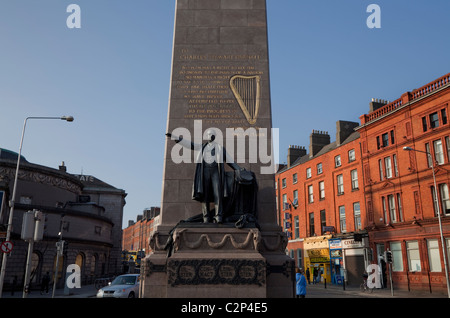 1911-Denkmal, Parnell, am Parnell Square, Dublin City, Irland Stockfoto