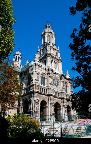 Die Dreifaltigkeitskirche (Église de la Sainte-Trinité) in Paris, Frankreich Stockfoto