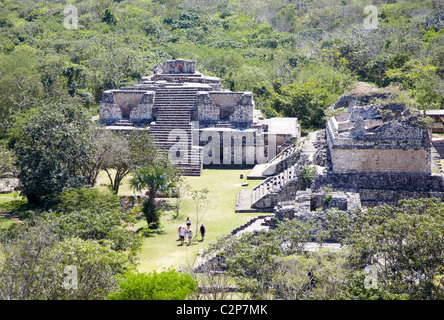 Ek Balam Mayaruinen Yucatan Mexiko Stockfoto