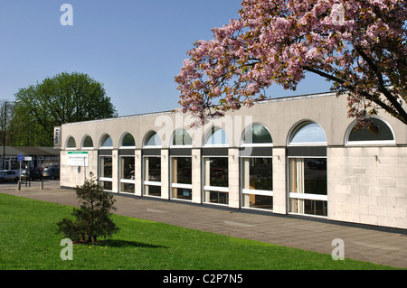 Die Bibliothek und Informationszentrum, Nuneaton, Warwickshire, England, UK Stockfoto