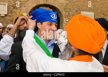 Youssef Salmi, Baisakhi Festival Novellara (RE) Stockfoto