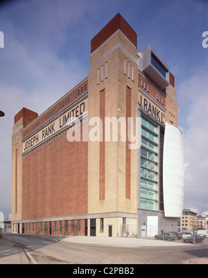 Baltic Centre for Contemporary Arts, Gateshead, Newcastle Upon Tyne. Hintere Höhe außen. Stockfoto