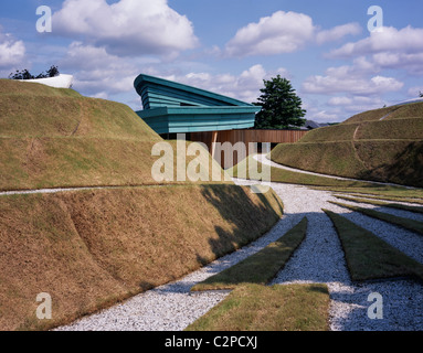 Maggie's Centre, Inverness, Schottland. Landschaftsbau. Stockfoto