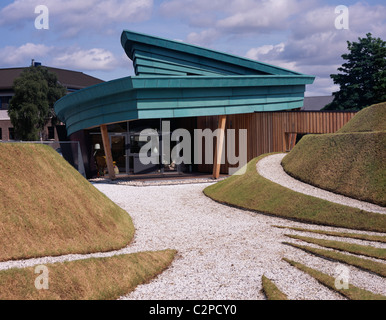 Maggie's Centre, Inverness, Schottland. Landschaftsbau. Stockfoto