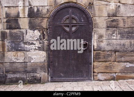 Alte Metall-Türen Stockfoto